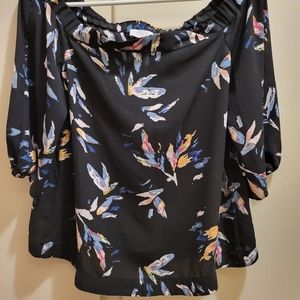 1.State wide neck blouse